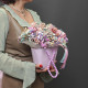 Сумочка Мастхэв с цветной гипсофилой и орхидеей цимбидиум